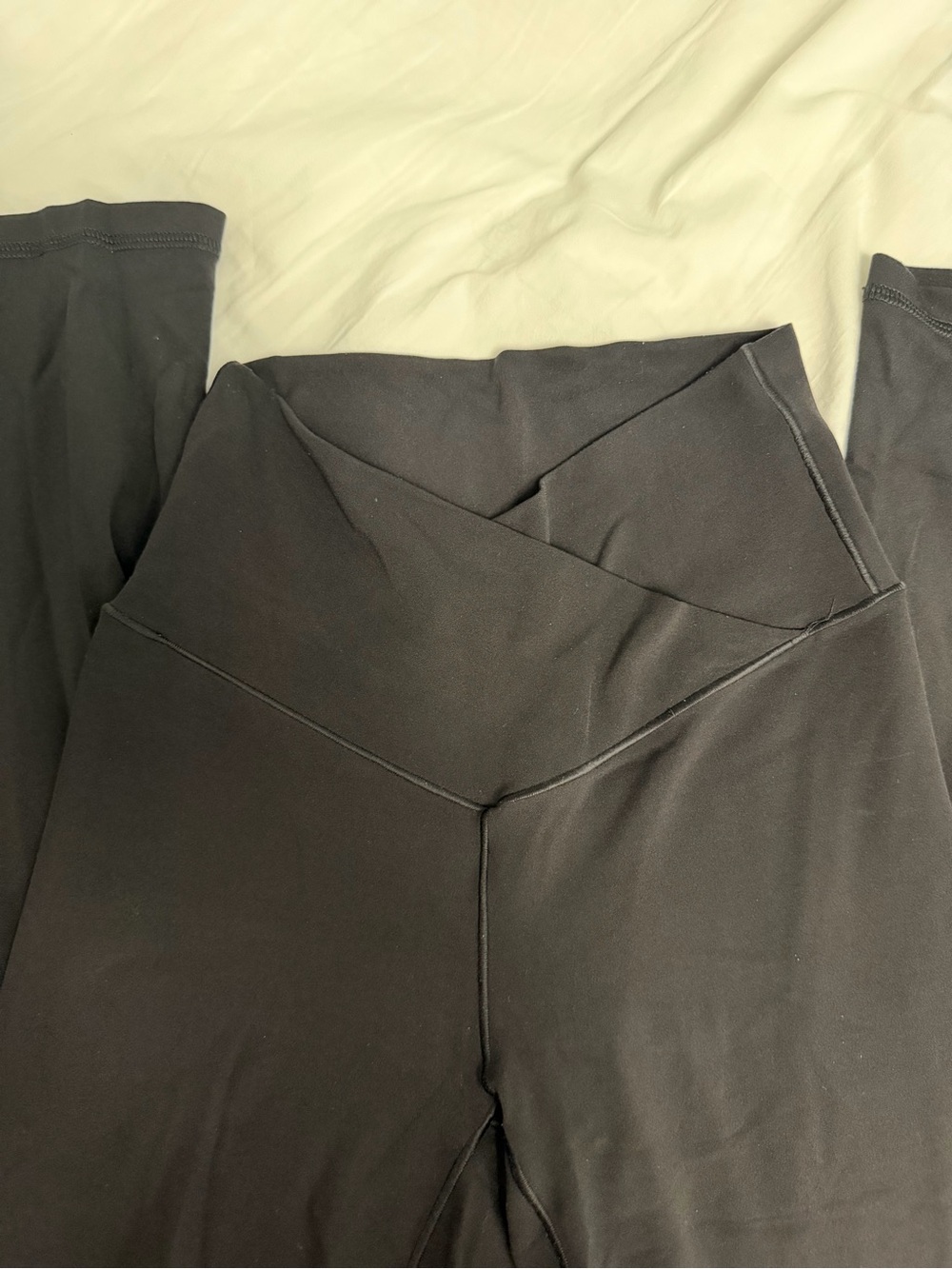 Aerie cross over wide leg leggings